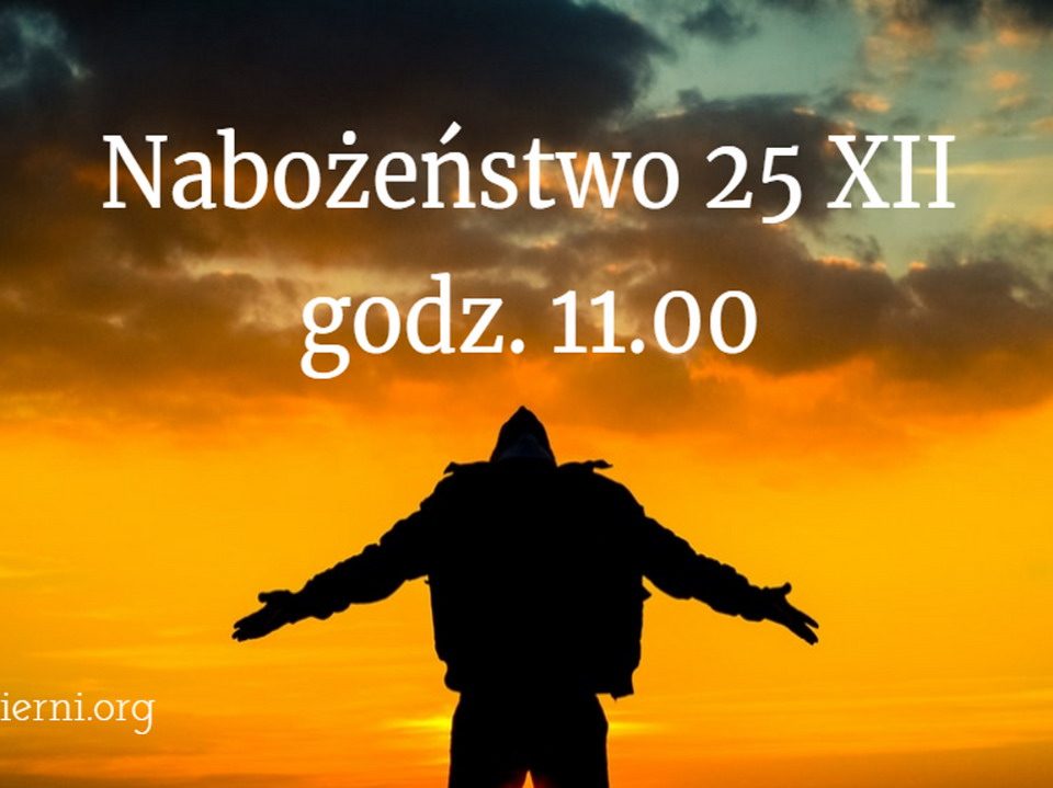 nabożeństwo 25 XII